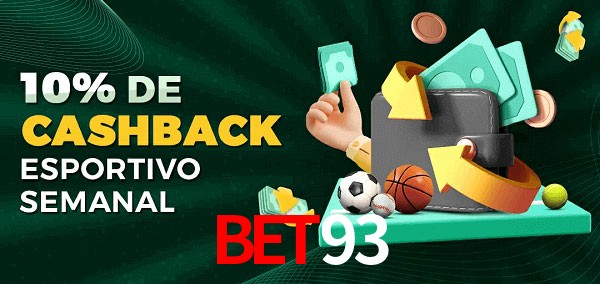 10% de bônus de cashback na BET93